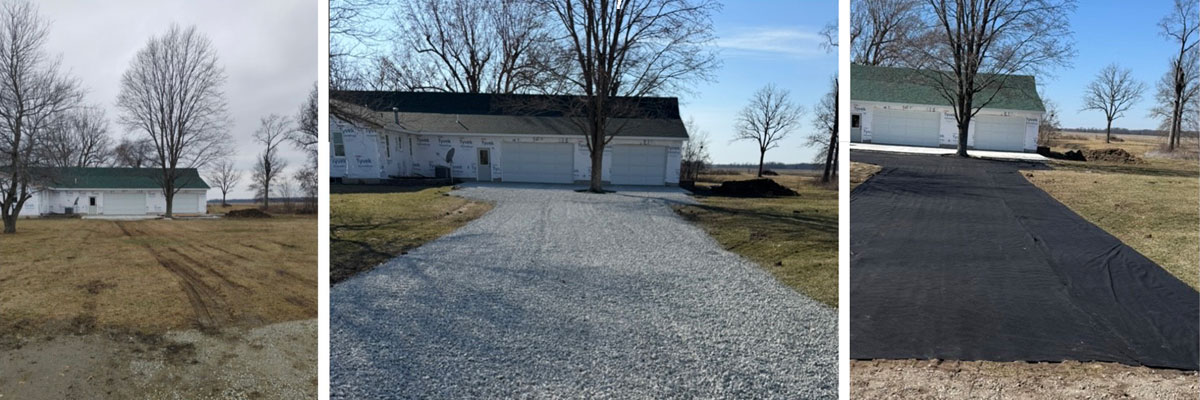 gravel driveway installation
