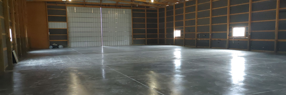 polished concreate floor